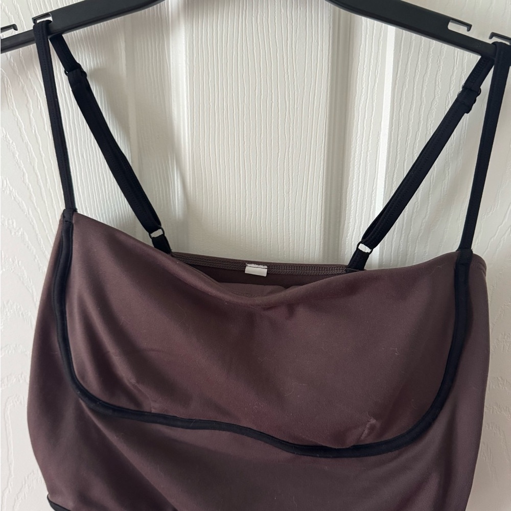 ALO Yoga Chocolate Brown Sports Bra